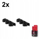 Uchwyt na baterie Milwaukee M12 – 3 miejsca