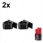 Uchwyt na baterie Milwaukee M12 – 2 szt.