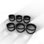 Szablony do docinania otuliny 13 mm – zestaw 6 szt. 15/13–42/13 – zdjęcie 3