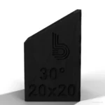 Szablon wzornik do profili 20x20 – cięcie pod kątem 30° – ramy sześciokątne – zdjęcie 2