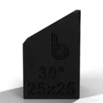 Szablon wzornik do profili 25x25 – cięcie pod kątem 30° – ramy sześciokątne – zdjęcie 2