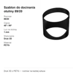 Szablon do docinania otuliny 89/20 – cięcie 45° i 90° – wzornik – zdjęcie 4