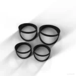 Szablony do docinania otuliny 60–89 mm (13 mm) – zestaw 4 szt. – zdjęcie 3