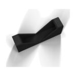 Wzornik gięcia V profilu 20x40 mm – V po boku 40 – szablon do trasowania