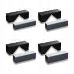 Zestaw 4 wzorników gięcia V do profili 15x15–30x30 mm