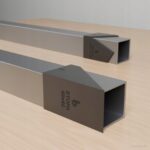 Zestaw 3 szablonów do nóg stołu pająk 80x45x50 – profil 60x60