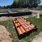 Siodło GWC na rurę Ø200 – króciec do rury rekuperacyjnej Ø75 mm