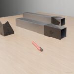 Zestaw 3 szablonów do nóg stołu pająk 120x70x72 – profil 80x80