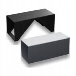 Wzornik gięcia V profilu 80x80 mm – szablon do trasowania